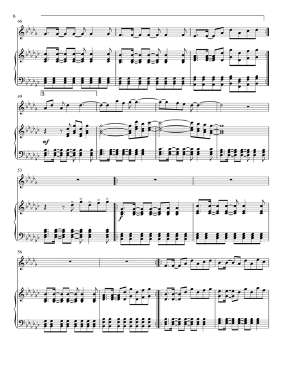 A Sky Full Of Stars Small Ensemble scores gallery preview page 6