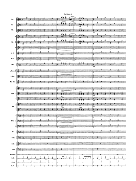 Jingle Bells Forever (Concert March): Score