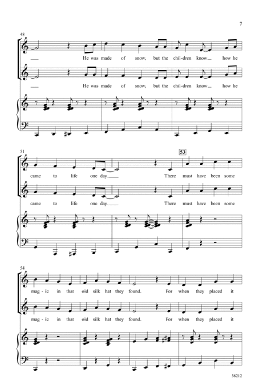 A Winter Blast! Choir scores gallery preview page 6