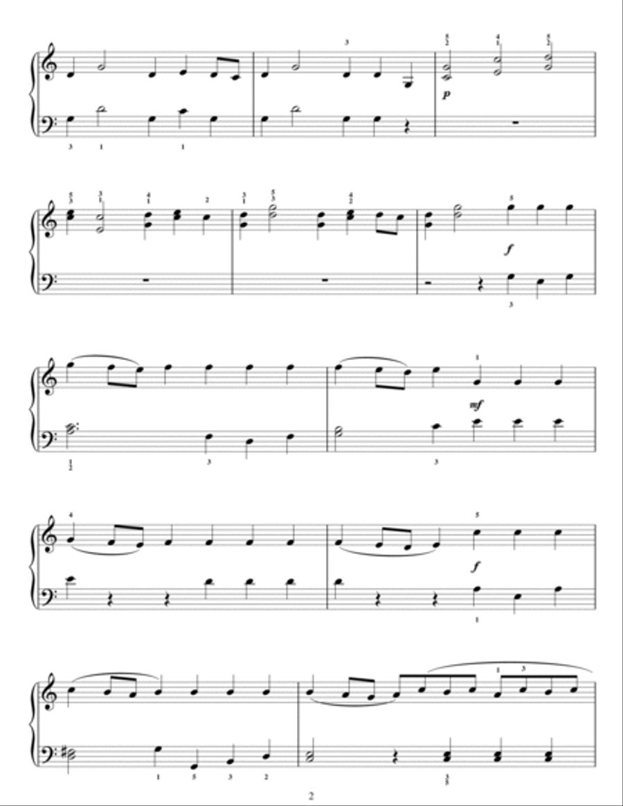 Hornpipe (from The Water Music Suite) Voice scores gallery preview page 2