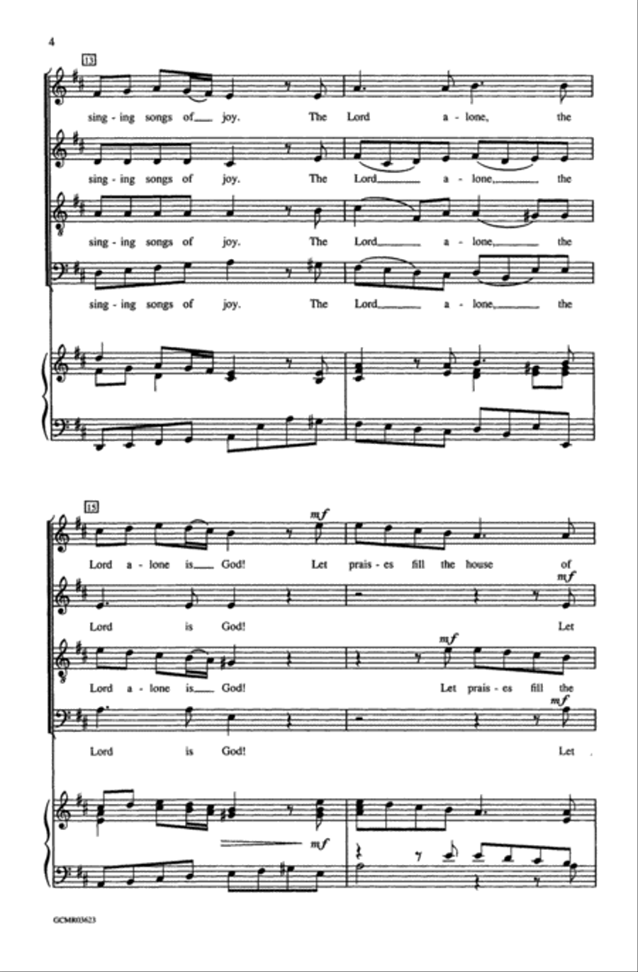 Sing for Joy 4-Part scores gallery preview page 4
