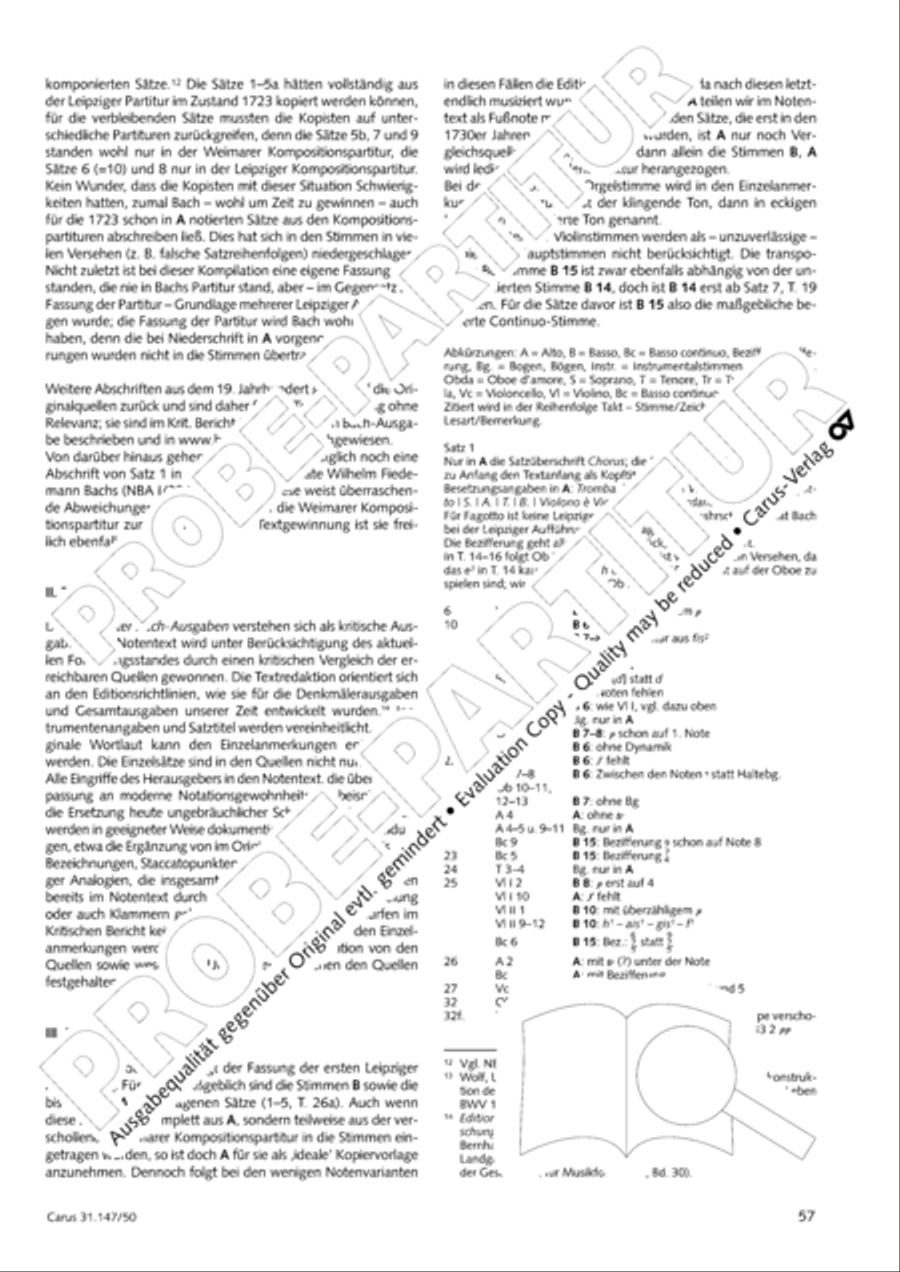 Heart and mouth and thought and action (Herz und Mund und Tat und Leben) (Herz und Mund und Tat und Leben) 4-Part scores gallery preview page 58