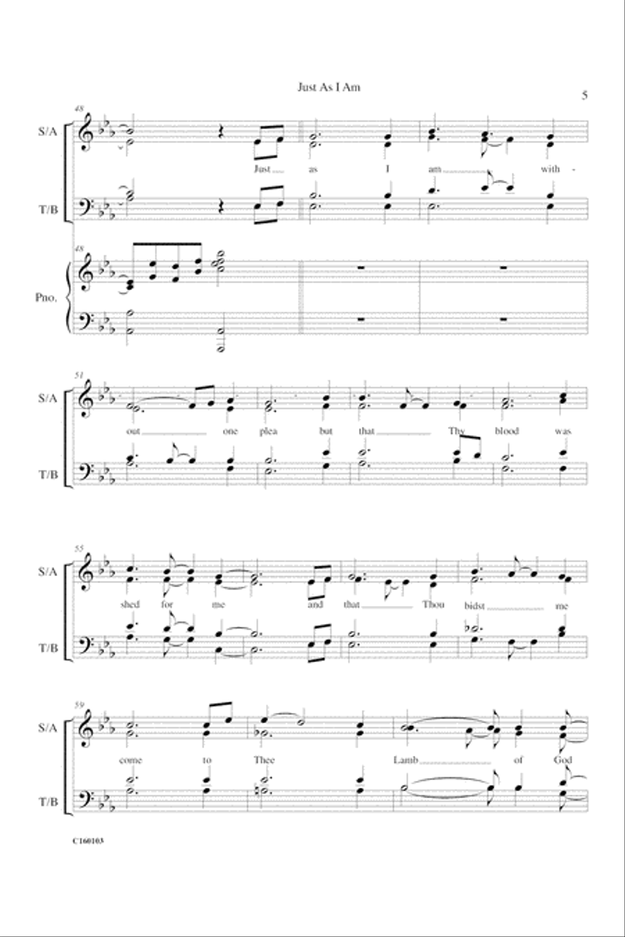 Just As I Am Just As I Am 4-Part scores gallery preview page 8