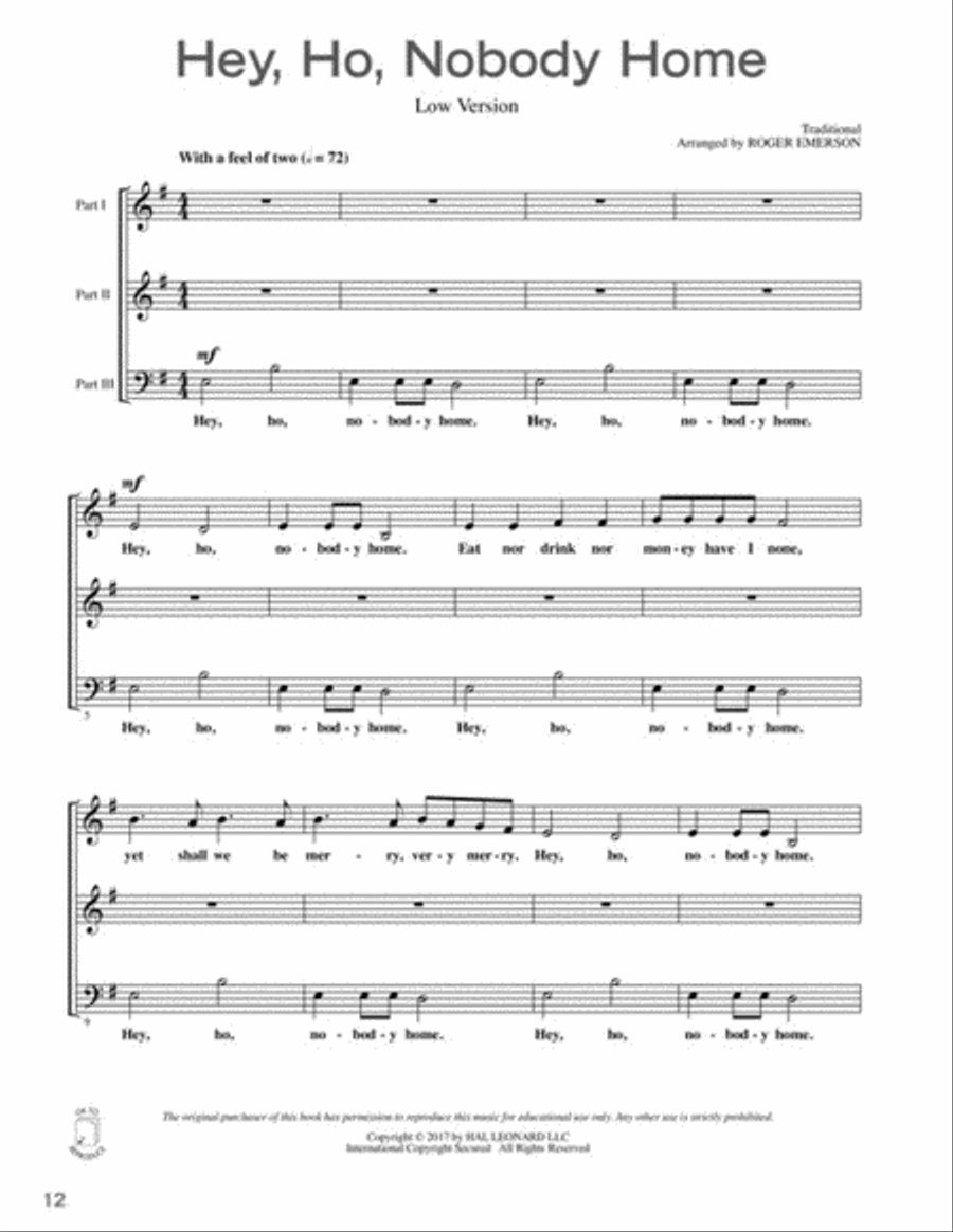 Rounds Plus Choir scores gallery preview page 4