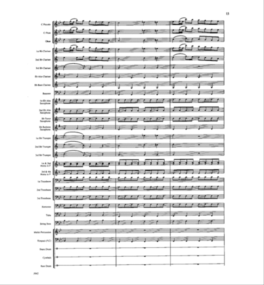 The Magic of Mozart Concert Band scores gallery preview page 15