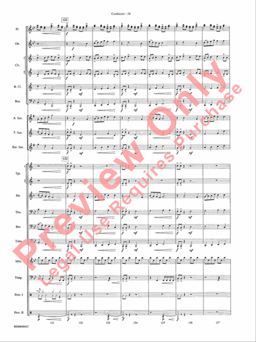 Kronos Kronos Concert Band scores gallery preview page 19