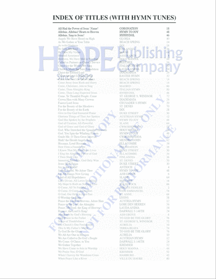 Hymns and Handbells: Easy Handbell Accomp For Cong. Sing 3-Octaves scores gallery preview page 4