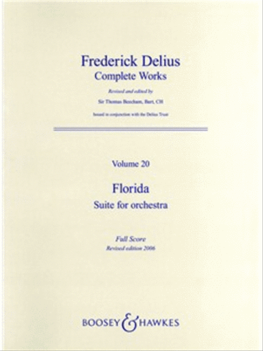 Frederick Delius Complete Works Orchestra scores gallery preview page 1
