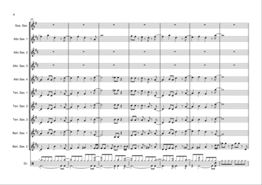 Birdland Woodwind Ensemble scores gallery preview page 6