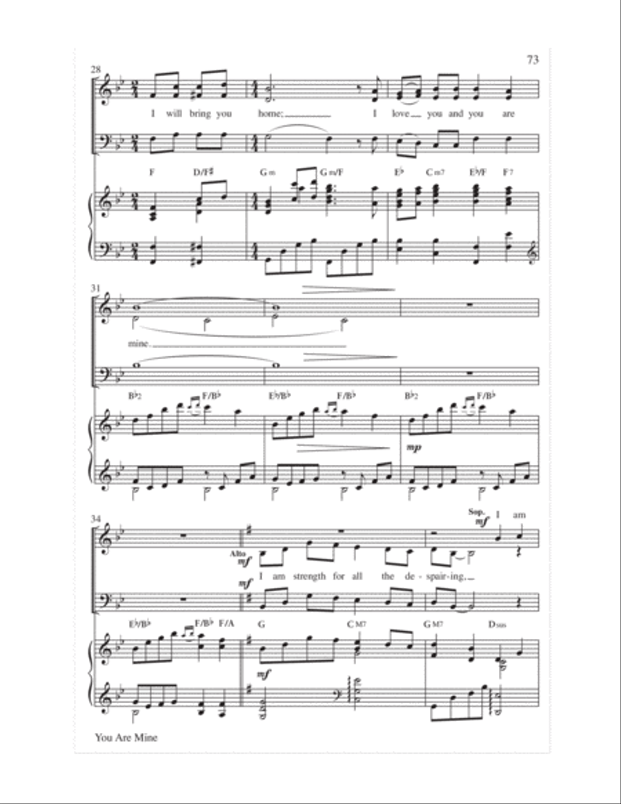 Easy Anthems, Vol. 3 3-Part scores gallery preview page 76