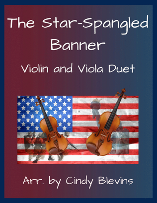 Book cover for The Star-Spangled Banner, for Violin and Viola Duet
