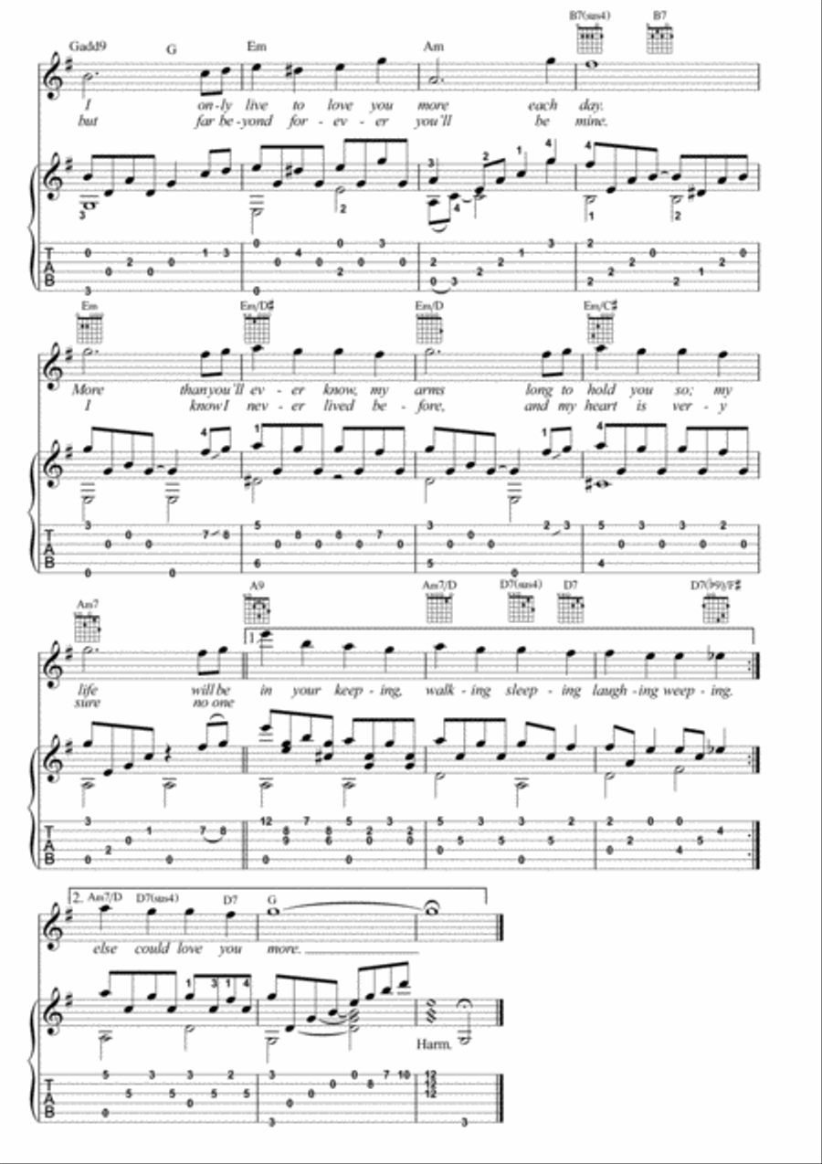 More (ti Guarderò Nel Cuore) String Duet scores gallery preview page 2