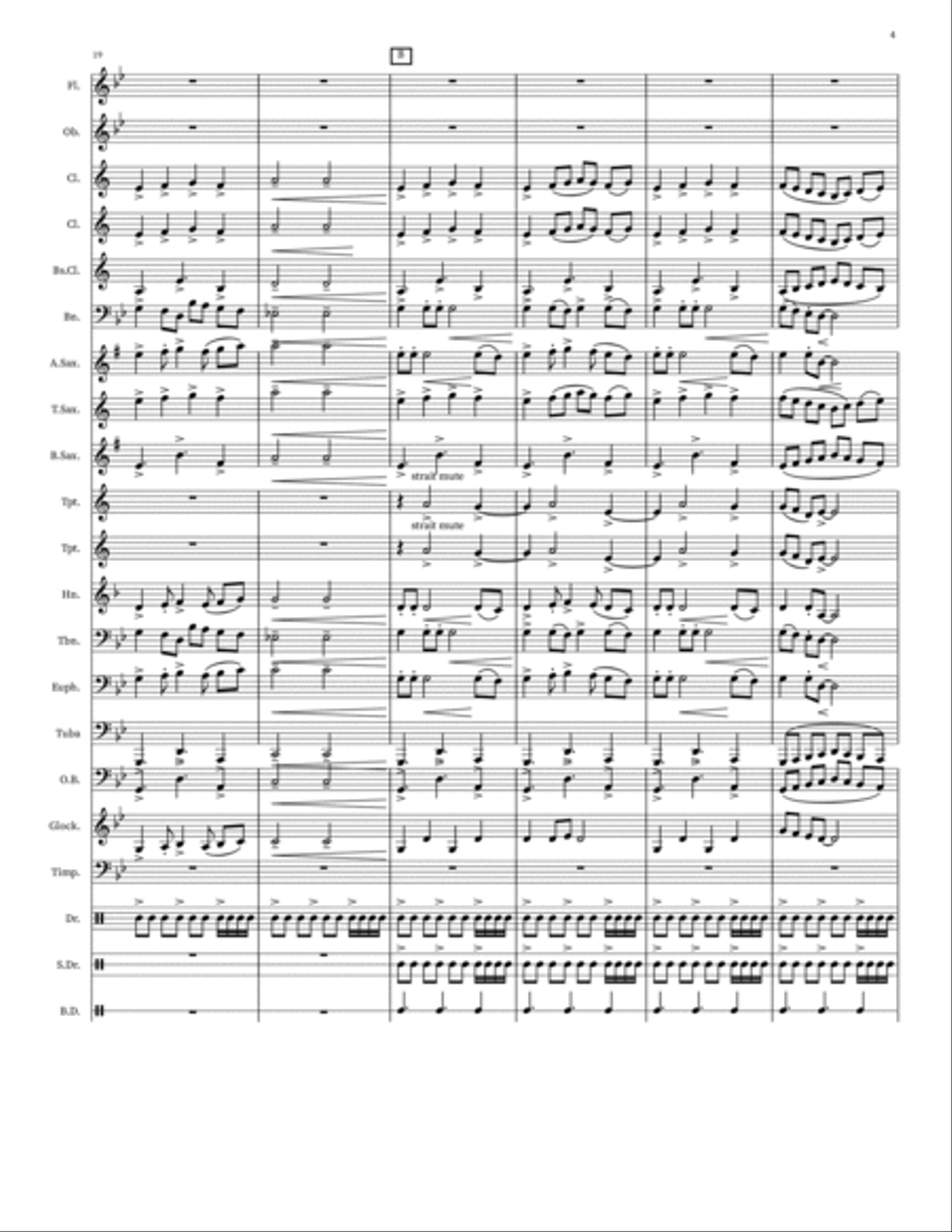 Soaring With Eagles Soaring With Eagles Concert Band scores gallery preview page 5