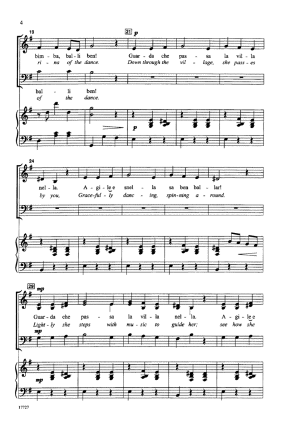 Ma Bella Bimba 3-Part scores gallery preview page 11