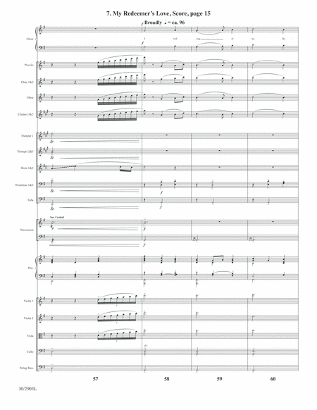 Wondrous Love - Full Orchestra Score