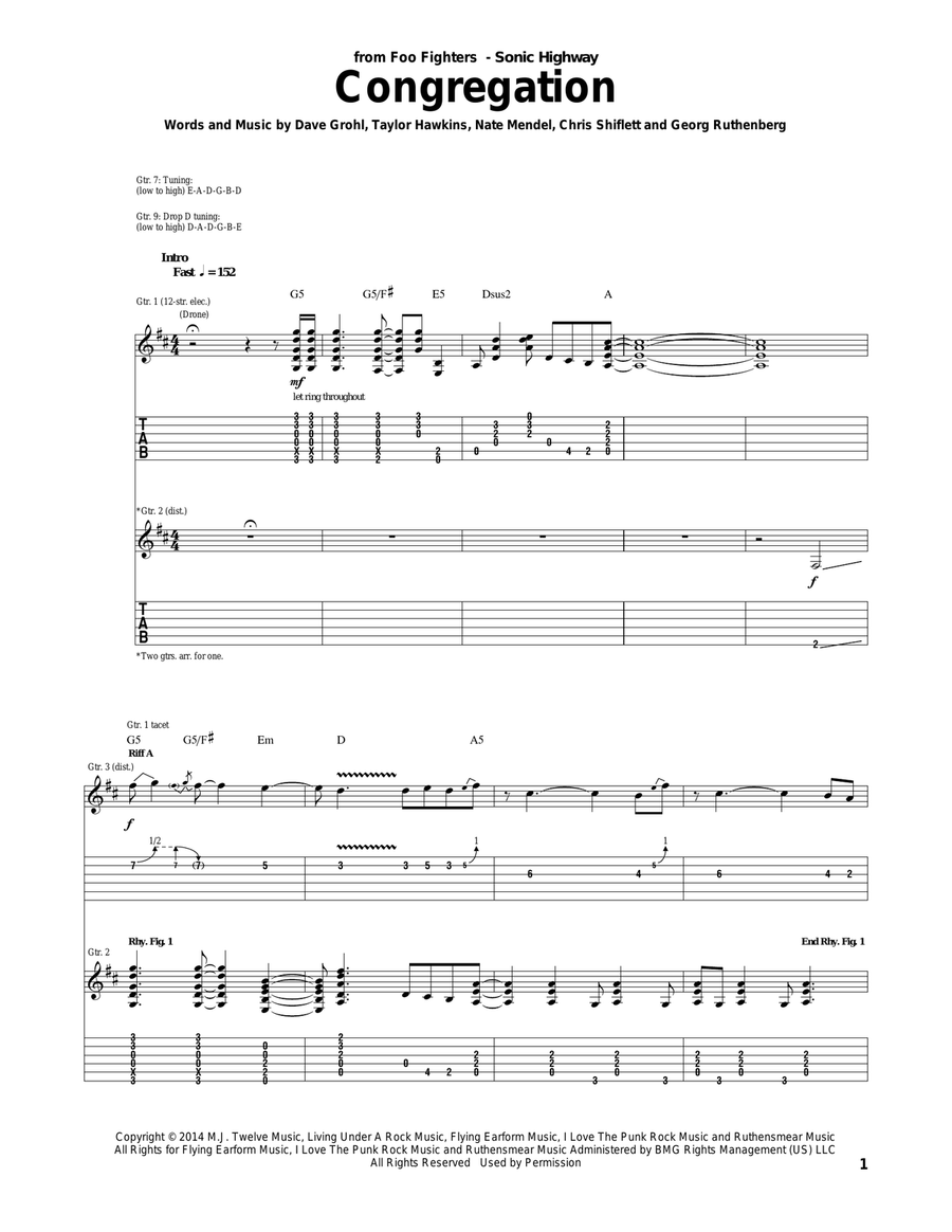 Congregation Choir scores gallery preview page 1