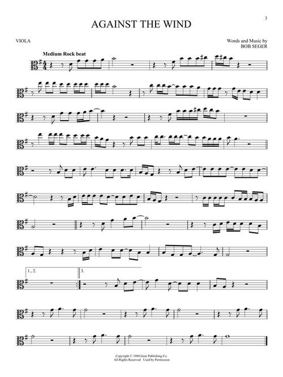 101 Simple Songs Viola Solo scores gallery preview page 4