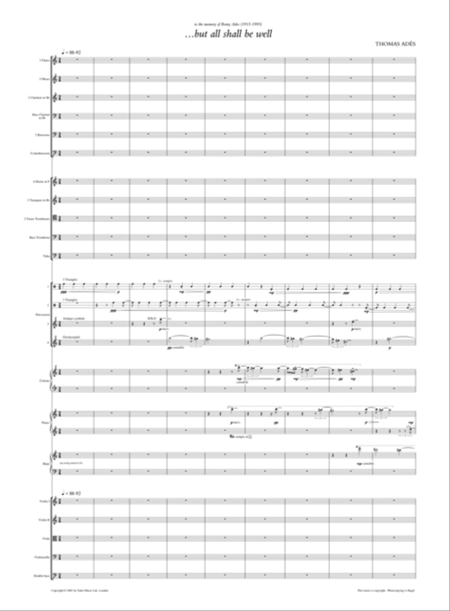 . . . But All Shall Be Well Full Orchestra scores gallery preview page 2