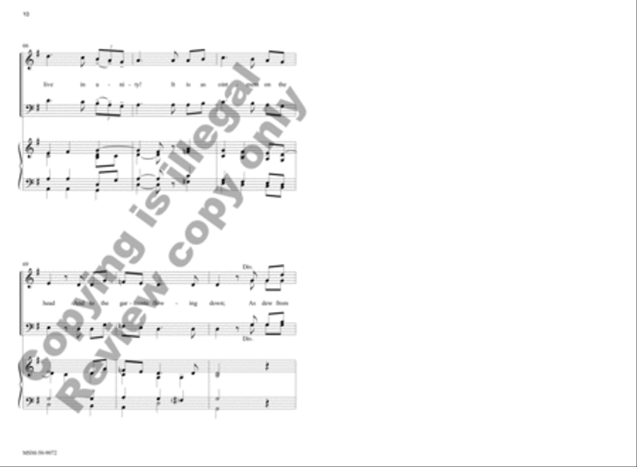 How Very Good and Pleasant 4-Part scores gallery preview page 11