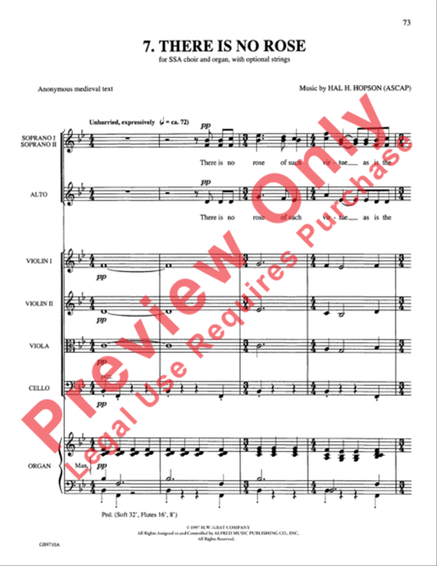 A Festival of Lessons and Carols Choir scores gallery preview page 74