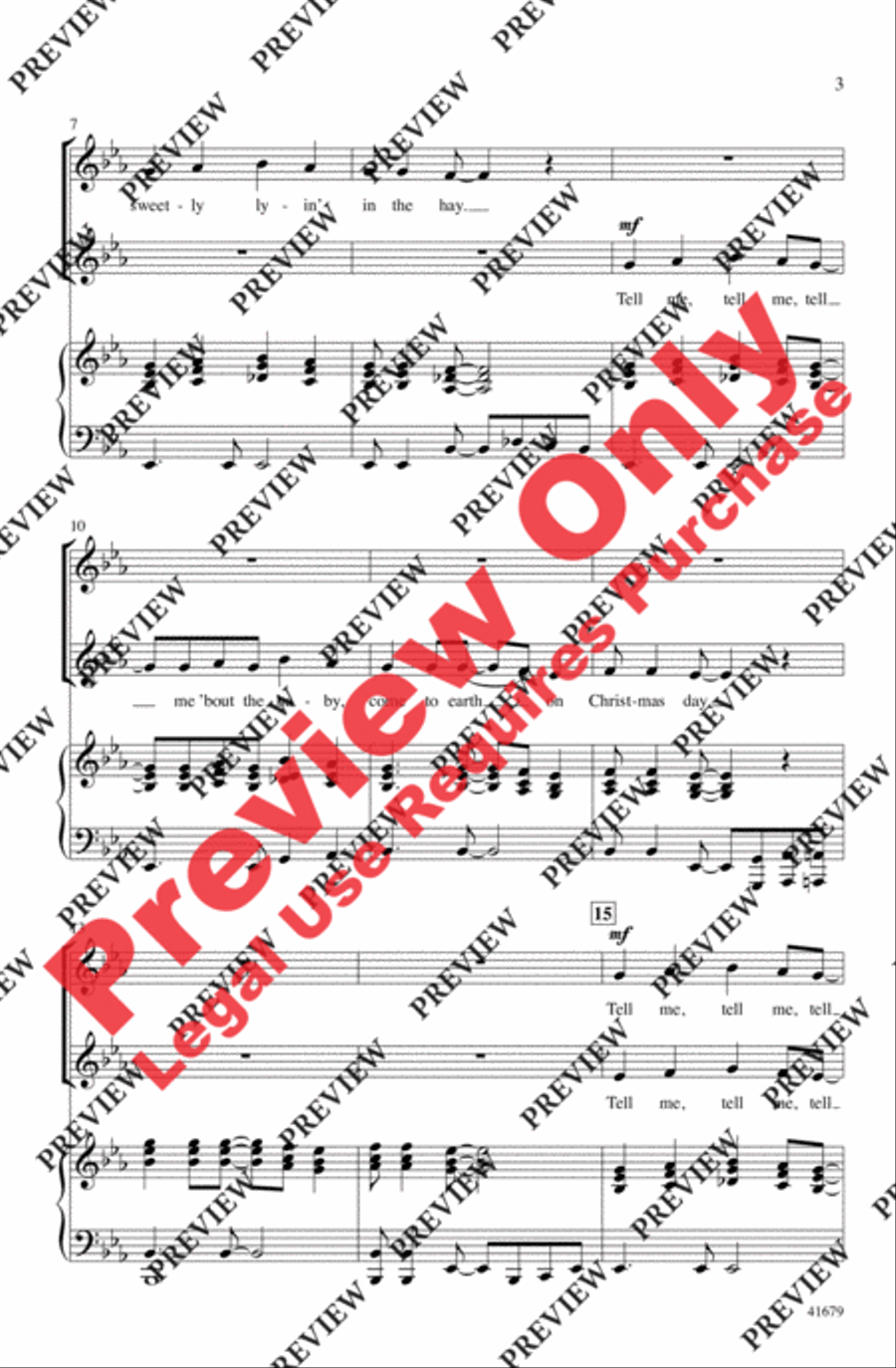 Tell Me, Tell Me! Tell Me, Tell Me! 2-Part scores gallery preview page 3