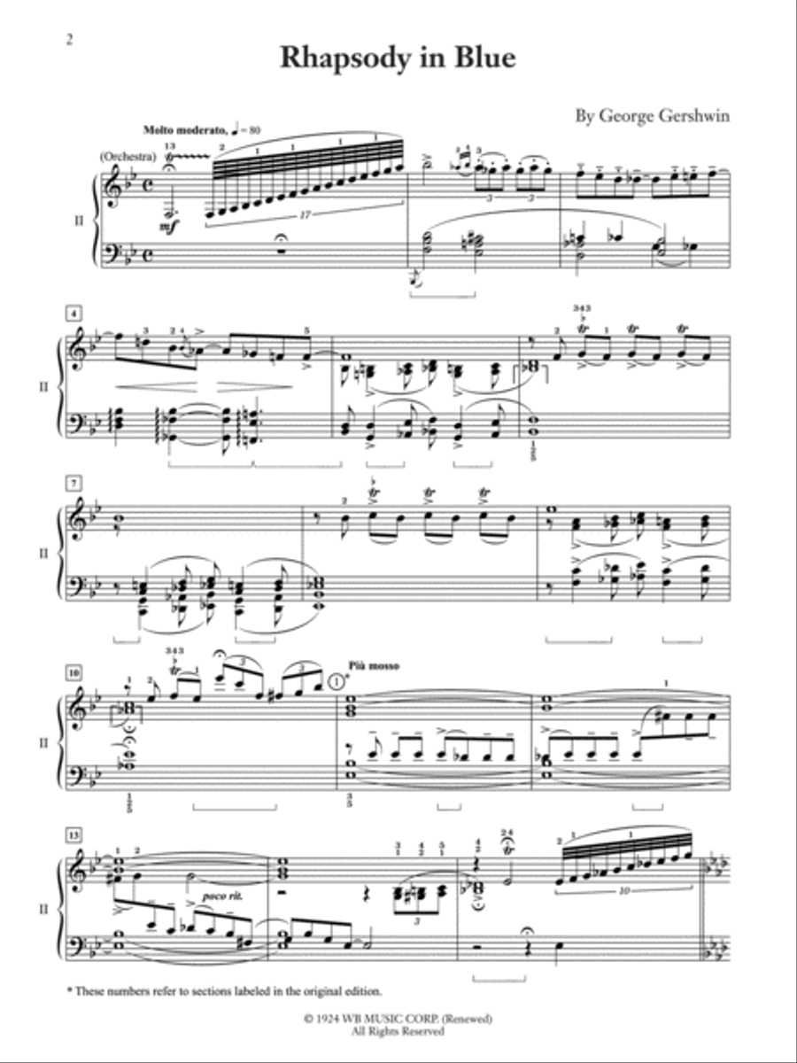 Rhapsody in Blue Small Ensemble scores gallery preview page 2