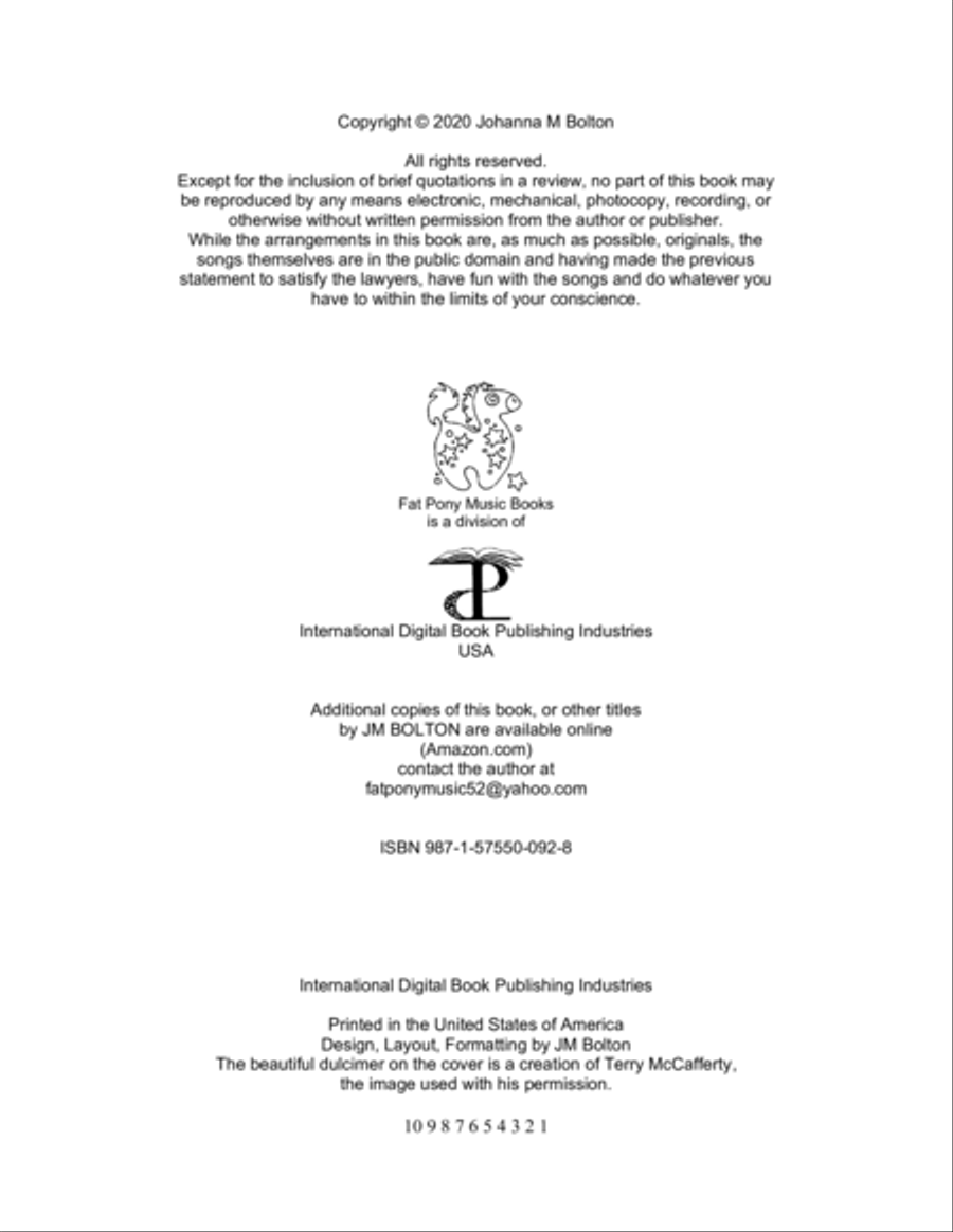 Flat-Picking and Finger-Picking on the Mountain Dulcimer Mountain Dulcimer scores gallery preview page 5