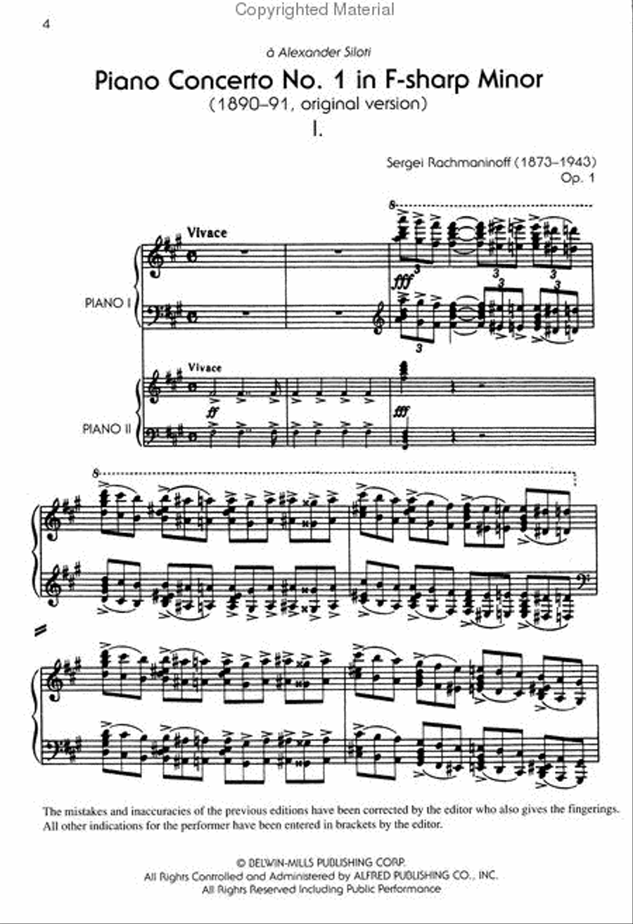 The Piano Works of Rachmaninoff, Volume 11 Small Ensemble scores gallery preview page 2