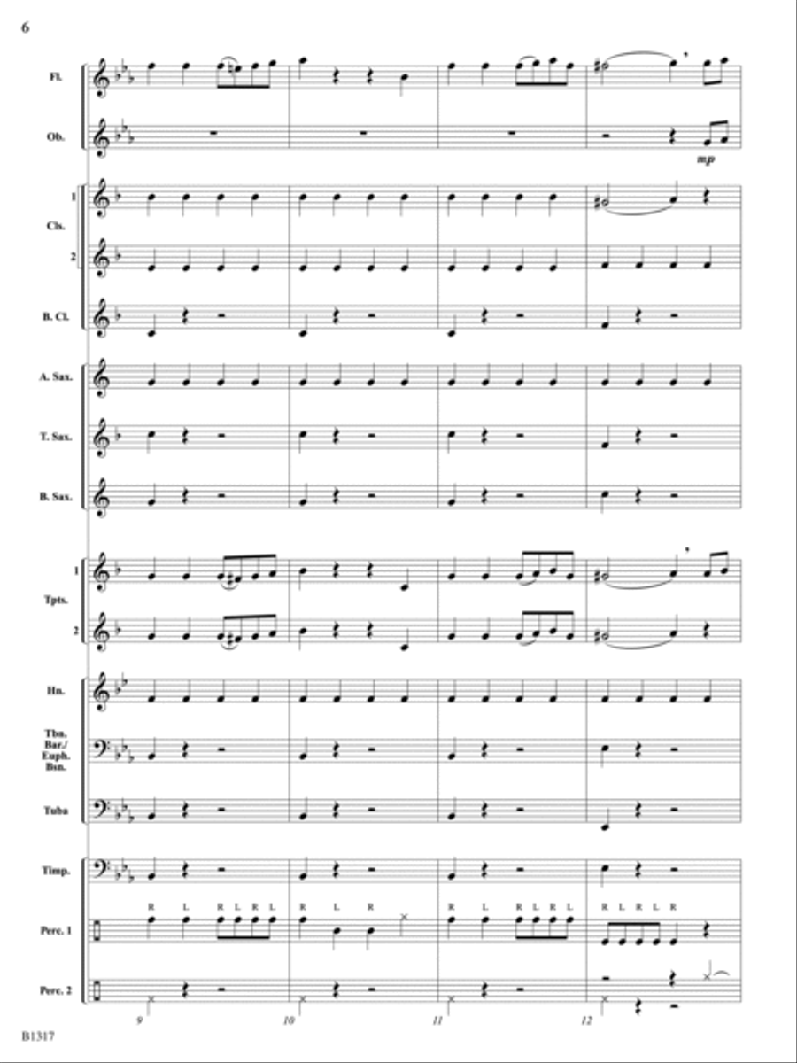 Trash Cancerto: Score Concert Band scores gallery preview page 6
