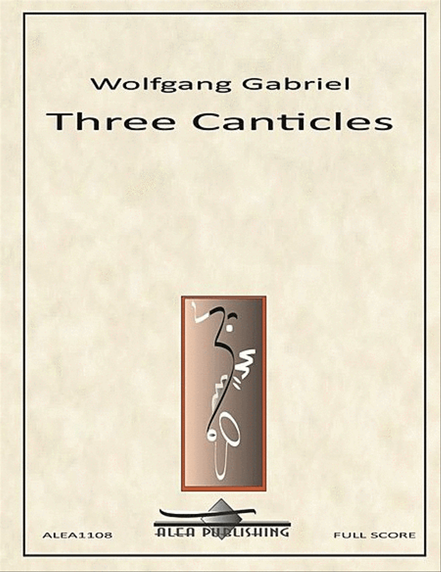 Three Canticles Chamber Music scores gallery preview page 1