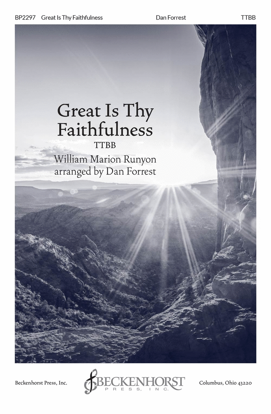 Great Is Thy Faithfulness - Forrest - TTBB TTBB scores gallery preview page 1