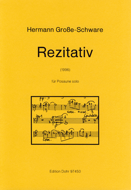 Rezitativ für Posaune solo (1996)