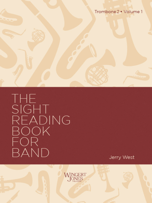 Book cover for Sight Reading Book For Band, Vol 1 - Trombone 2