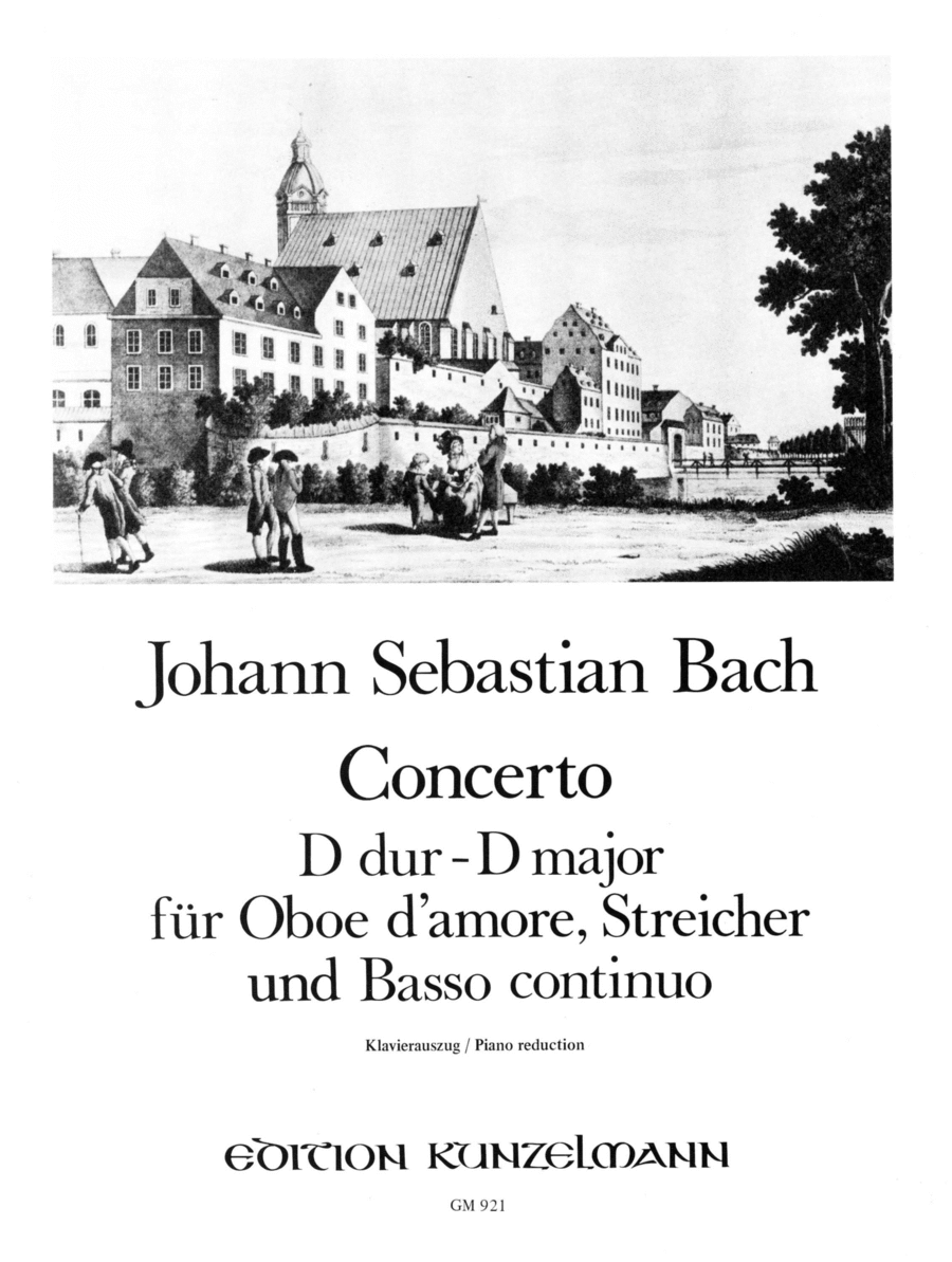 Concerto for oboe d'amore in D major Piano scores gallery preview page 1