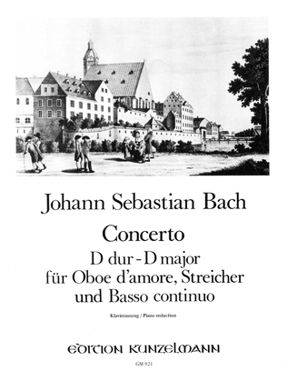 Book cover for Concerto for oboe d'amore in D major