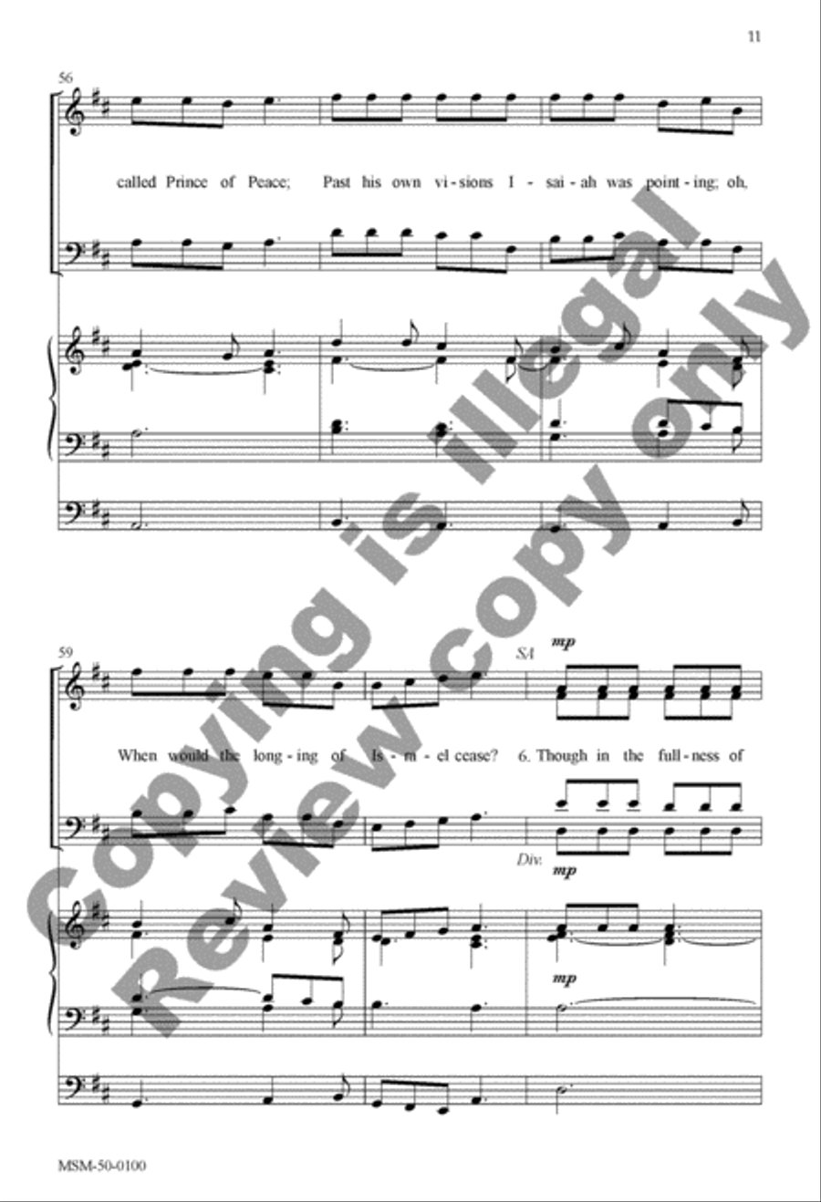 Advent Carol Divisi scores gallery preview page 25