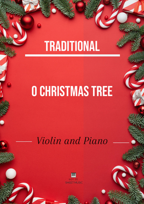 Book cover for Traditional - O Christmas Tree (Violin and Piano)