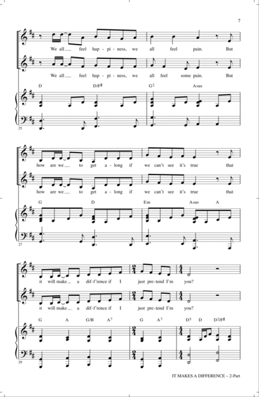 It Makes A Difference 2-Part scores gallery preview page 5