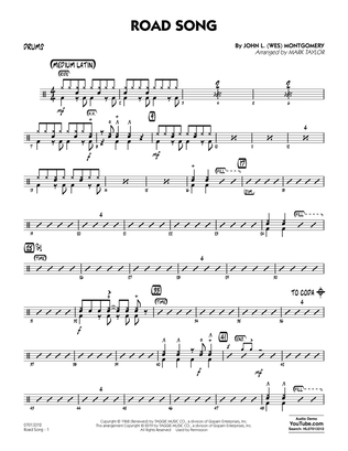 Road Song (arr. Mark Taylor) - Drums