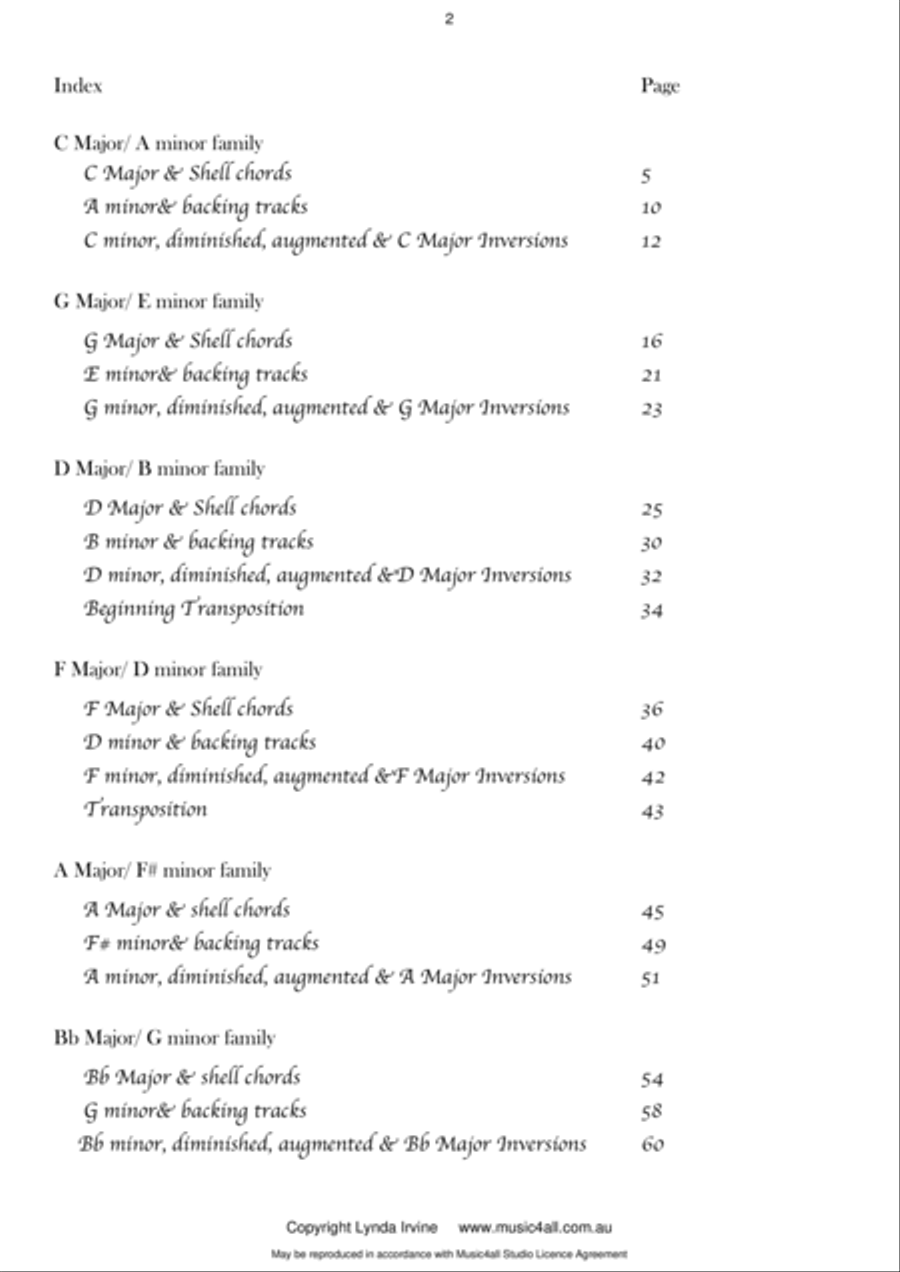 Brag Tag This Early Beginner Scale & Chord Book Voice scores gallery preview page 2
