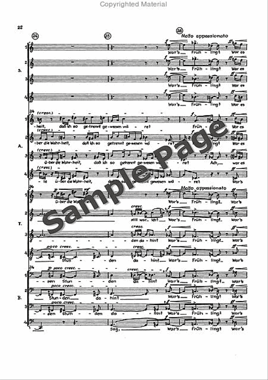 3 Phantasien 4-Part scores gallery preview page 23