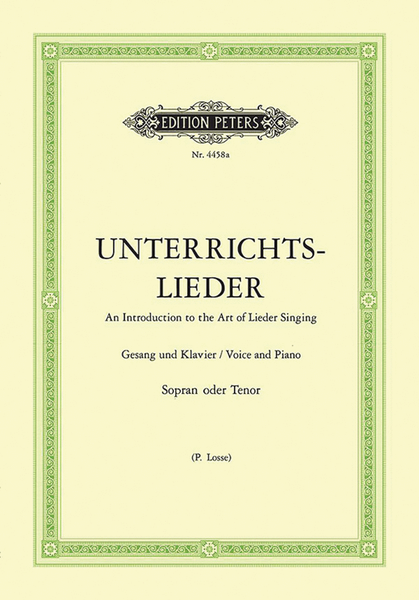 Album of 60 Lieder from Bach to Reger