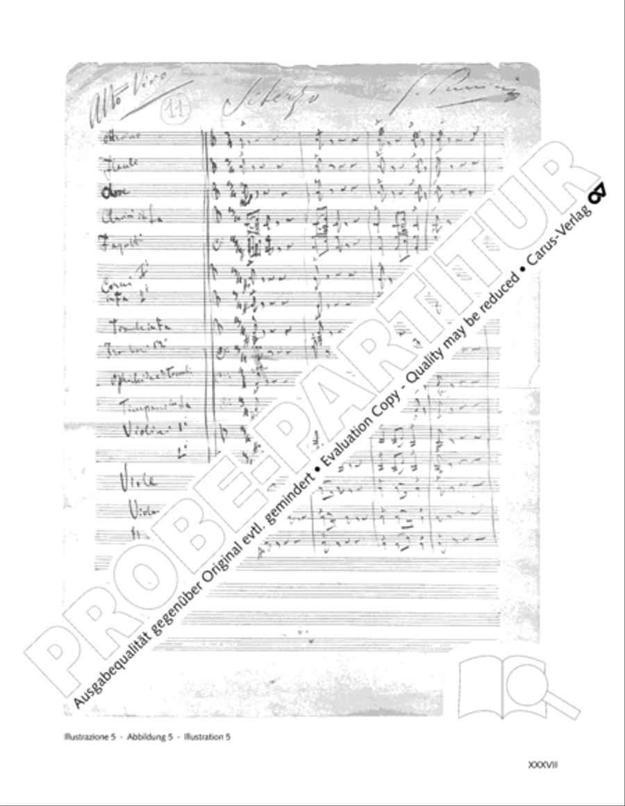 Edizione Nazionale delle Opere di Giacomo Puccini. II. Instrumental music; 1. Works for orchestra (vol. II/1) Score scores gallery preview page 38