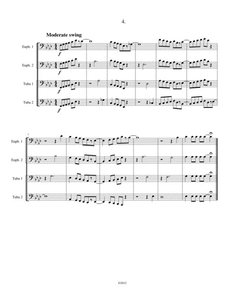 Stylized Warm-Ups for the Modern Tuba Quartet image number null