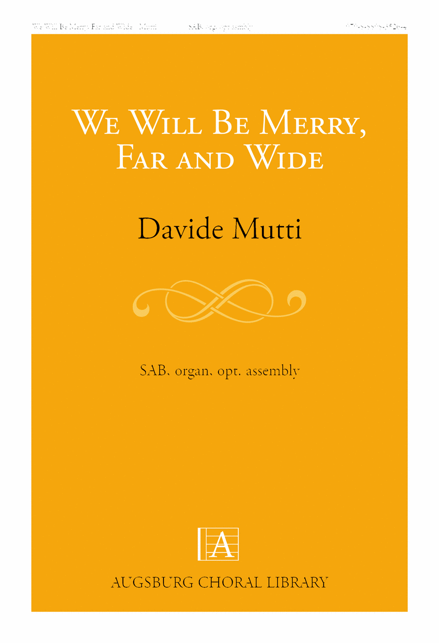 Book cover for We Will Be Merry, Far and Wide