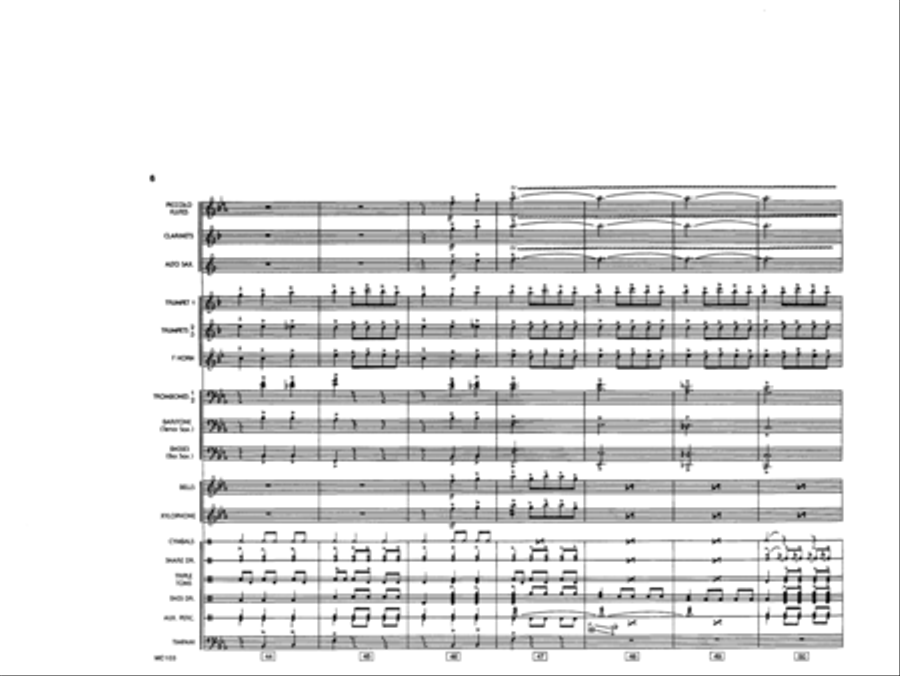 Scheherazade Marching Band scores gallery preview page 7