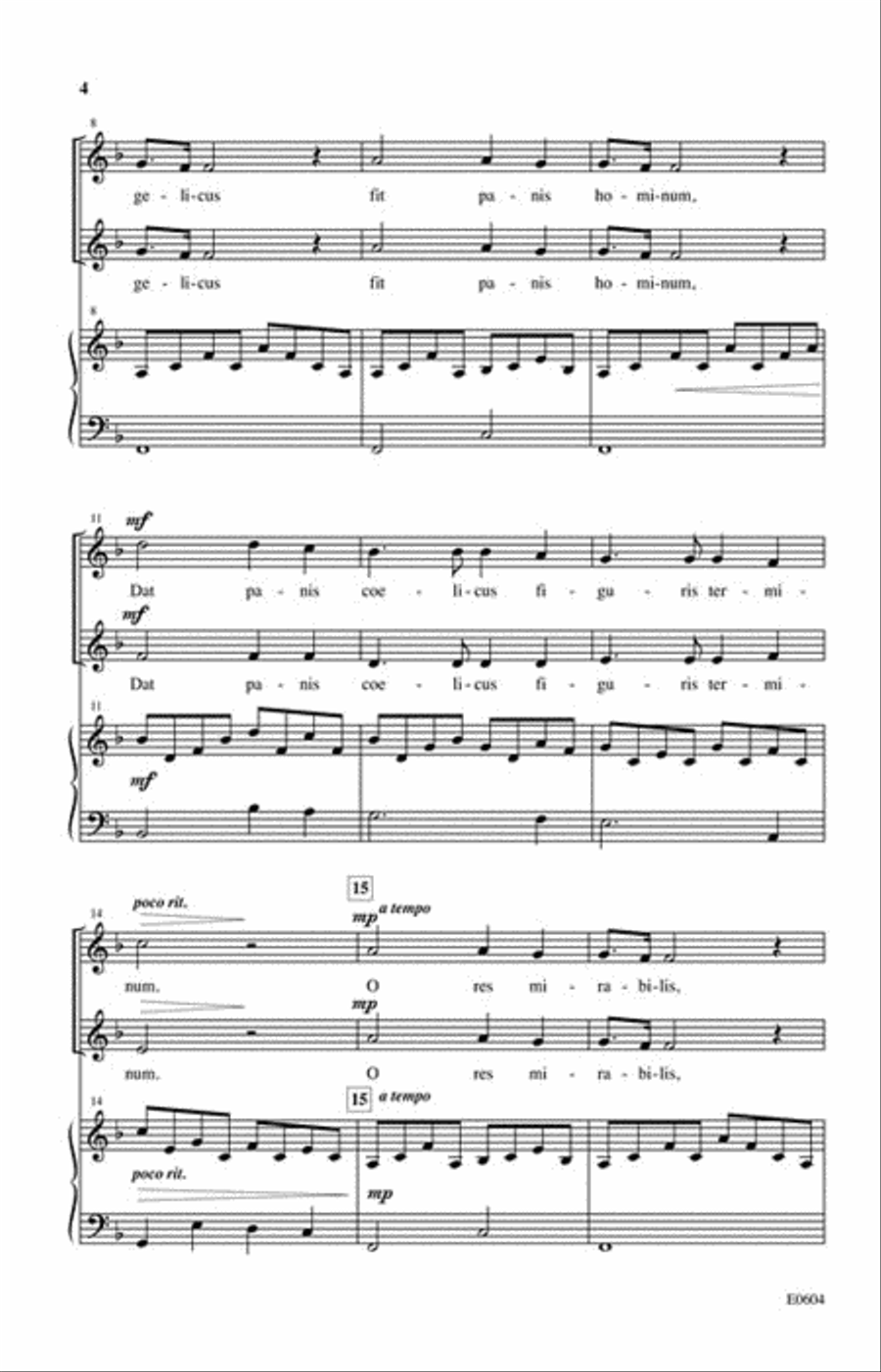 Panis Angelicus Panis Angelicus 2-Part scores gallery preview page 3