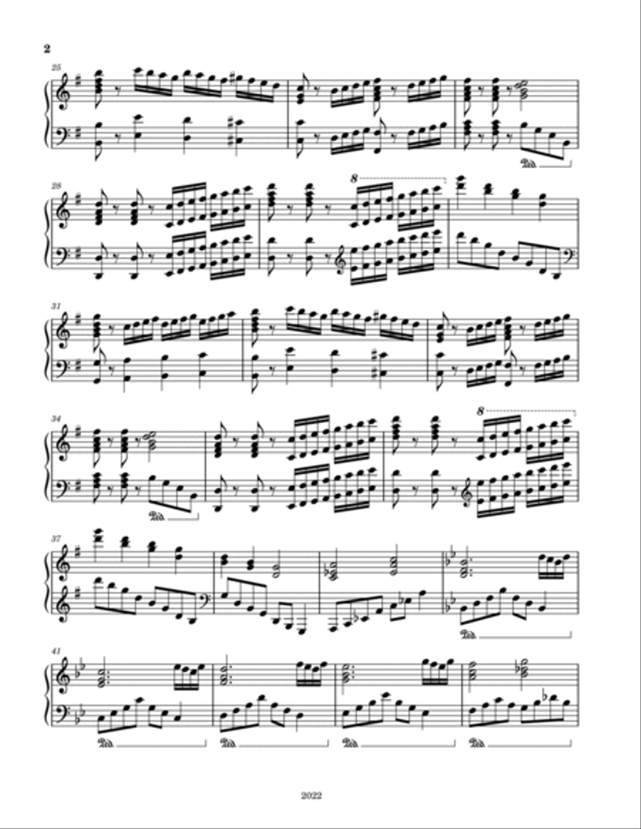 Piano Solo No. 107203 Piano Solo No. 107203 Piano Solo scores gallery preview page 2
