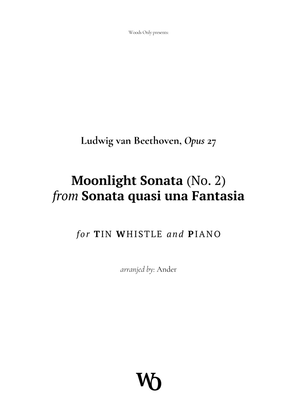 Moonlight Sonata by Beethoven for Tin Whistle