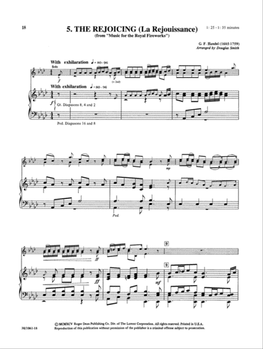 Classics for Trumpet and Keyboard - Full Score Trumpet scores gallery preview page 12